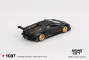 2026 Mini GT MiJo Exclusives 1:64 LB-WORKS Lamborghini Aventador Limited Edition Matte Black negro Llantas de Goma
