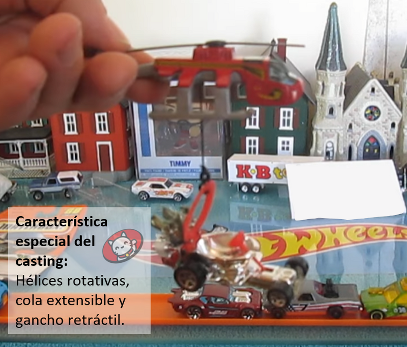 2002 Matchbox 50th Anniversary Ultimate Rescue Air Lift Helicopter Sikorsky verde con Hélices Rotativas y Gancho Retráctil
