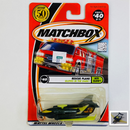 2002 Matchbox 50th Anniversary Nite Glow Rescue Plane negro con Alas Extensibles y Brilla en la Oscuridad