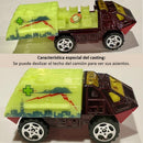 2002 Matchbox 50th Anniversary Nite Glow Armored Police Truck granate Brilla en la Oscuridad y Techo Deslizable