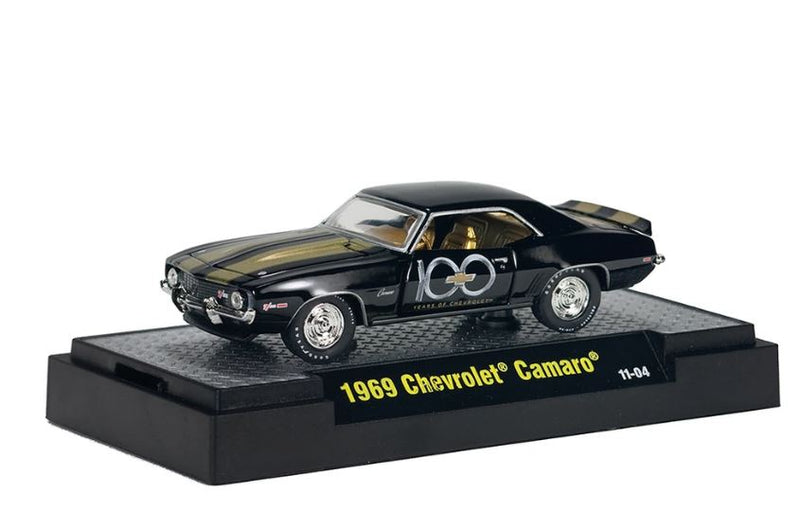 2011 M2 Machines Auto-Dreams Limited Edition 1969 Chevrolet Camaro negro Llantas de Goma