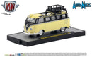 2019 M2 Machines Auto-Meets Limited Edition 1/7,000 Volkswagen 1959 VW Microbus Deluxe USA Model R49 amarillo Llantas de Goma