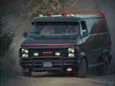 2011 Hot Wheels New Models Los Magníficos The A Team Van 1983 GMC Vandura negro 5SP Primera Edición - Detalle Burbuja