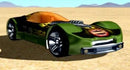 2002 Hot Wheels First Editions Ballistik 053 verde metálico Y5