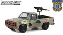 2022 Greenlight Battalion 64 Series 3 1984 Chevrolet M1009 CUCV verde camuflado Llantas de Goma