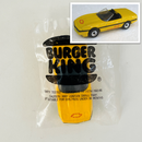 1988 Matchbox Burger King Promotional 1987 Corvette Chevrolet amarillo Primera Edición - En Bolsa Baggie
