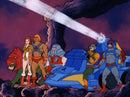 2021 Hot Wheels Premium Entertainment Masters of the Universe He-Man Battle Ram azul Llantas de Goma RR Primera Edición