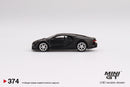 2022 Mini GT MiJo Exclusives 1:64 Limited Edition 1/6600 Bugatti Chiron Super Sport 300+ Matte Black negro Llantas de Goma