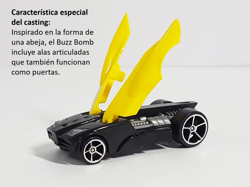 2007 Hot Wheels New Models Buzz Bomb negro OH5 Primera Edición