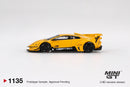2026 Mini GT MiJo Exclusives 1:64 Limited Edition Lamborghini LB-Silhouette WORKS MURCIELAGO GT Evo Yellow amarillo Llantas de Goma