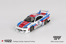 2025 Mini GT MiJo Exclusives 1:64 Limited Edition Nissan S15 SILVIA LB-Super Silhouette GARASIDRIFT x LBWK blanco Llantas de Goma