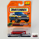 2000 Matchbox CHASE de Edición Limitada Great Outdoors Pop Up Camper rojo con blanco Primera Edición