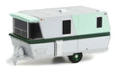 2021 Greenlight Limited Edition Hitched Homes Series 12 1962 Holiday House Camper Casa Rodante plata Llantas de Goma