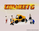 2026 American Diorama MiJo Exclusives 1:64 Limited Edition Car Meet 5 Figuras Diorama Encuentro de Autos