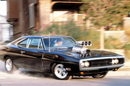 2024 Hot Wheels Tooned Fast & Furious Rápidos y Furiosos 70 Dodge Charger negro 5SP