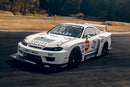 2025 Mini GT MiJo Exclusives 1:64 Limited Edition Nissan S15 SILVIA LB-Super Silhouette ATHLETE blanco Llantas de Goma