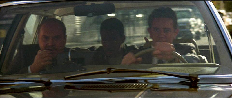 2021 Greenlight Hollywood Limited Edition Beverly Hills Cop II Un Detective Suelto en Hollywood 2 1982 Dodge Diplomat negro Llantas de Goma