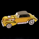 2010 Hot Wheels RLC Exclusivo Red Line Club Real Riders Limited Edition 1753/5000 Classic Cord dorado spectraflame Llantas de Goma RR