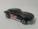 1991 Hot Wheels McDonalds Happy Meal 63 Split Window Corvette Chevrolet negro BW - En Bolsa Baggie