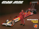 1996 Racing Champions NHRA Olympic Games Edition Cory McClenathan McDonalds Top Fuel Dragster rojo Llantas Goodyear
