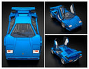 2022 Hot Wheels RLC 82 Lamborghini Countach LP500 S Exclusivo Red Line Club azul hielo spectraflame Llantas de Goma RR