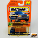 2000 Matchbox CHASE de Edición Limitada Farming Dodge Cattle Truck azul con 2 Vacas