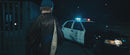 2022 Greenlight Hollywood Drive El Escape 2001 Ford Crown Victoria Police Interceptor negro con blanco Llantas de Goma