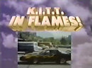 2025 Hot Wheels HW Screen Time KITT El Auto Fantástico Knight Rider K.I.T.T. negro con flamas MC5