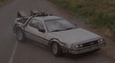 2025 Hot Wheels Premium Pop Culture Back To The Future Time Machine DeLorean DMC-12 Volver Al Futuro plata metálico Llantas de Goma RR