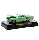 2022 M2 Machines Coca Cola Coke Limited Edition 1/8,750 1957 Chrysler DeSoto Fireflite A24 verde Llantas de Goma