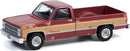 2021 Greenlight Limited Edition Detroit Speed Inc 1983 Chevrolet Silverado C-10 marrón Llantas de Goma