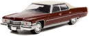 2022 Greenlight Hollywood Rocky 1973 Cadillac Sedan deVille granate Llantas de Goma