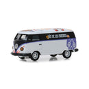2019 Greenlight Limited Edition Hobby Exclusive Día de los Muertos Volkswagen Panel Van blanco con negro Llantas de Goma