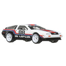 2025 Hot Wheels Premium Car Culture Team Transport DMC DeLorean en Trailer y HW Rally Hauler con Llantas de Goma RR