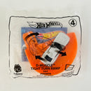 2019 Hot Wheels McDonalds Happy Meal D-Muscle Tight Turn Ramp blanco 5SP - En Bolsa Baggie