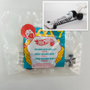 1996 Hot Wheels McDonalds Happy Meal Roarin Rod Series Dragster blanco - En Bolsa Baggie