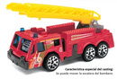 1999 Matchbox Fire Rescue 1976 Oshkosh L Series Extending Ladder Fire Truck amarillo Bombero con Escalera Móvil