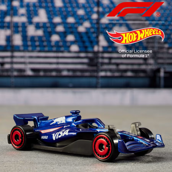 2025 Hot Wheels Formula 1 5 Pack Set de 5 - McLaren F1 Team, BWT Alpine F1 Team, Visa Cash App RB F1 Team, Stake F1 Team Kick Sauber, MoneyGram Haas F1 Team