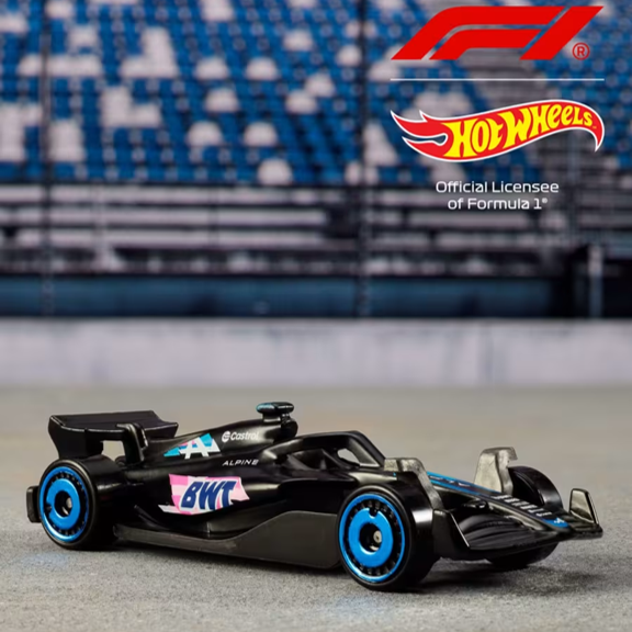 2025 Hot Wheels Formula 1 5 Pack Set de 5 - McLaren F1 Team, BWT Alpine F1 Team, Visa Cash App RB F1 Team, Stake F1 Team Kick Sauber, MoneyGram Haas F1 Team