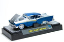 2008 M2 Machines Auto-Thentics Limited Edition 1957 Ford Fairlane azul metálico Llantas de Goma