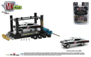 2021 M2 Machines Model Kit Limited Edition 1/8,800 Hurst 1966 Dodge Charger Gasser R37 plata Llantas de Goma