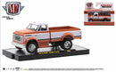 2021 M2 Machines Detroit Muscle Limited Edition 1/8,400 GMC V-Eight 1970 GMC 5500 Truck R59 naranja Llantas de Goma