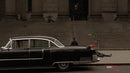 2022 Greenlight Hollywood The Godfather El Padrino 1955 Cadillac Fleetwood Series 60 negro Llantas de Goma