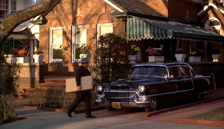 2025 Greenlight Hollywood The Godfather El Padrino 1955 Cadillac Fleetwood Series 60 negro Llantas de Goma