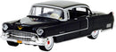 2022 Greenlight Hollywood The Godfather El Padrino 1955 Cadillac Fleetwood Series 60 negro Llantas de Goma