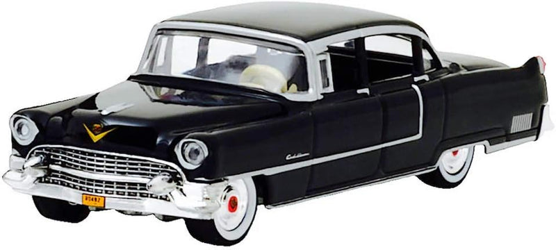 2025 Greenlight Hollywood The Godfather El Padrino 1955 Cadillac Fleetwood Series 60 negro Llantas de Goma