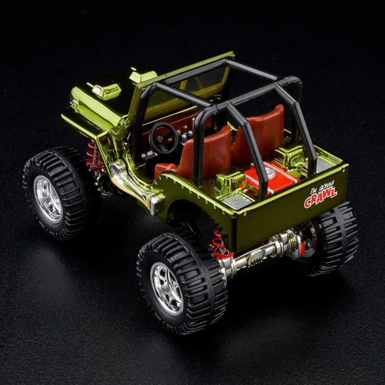 2021 Hot Wheels RLC Jeep 1944 Willys MB Exclusivo Red Line Club verde spectraflame Llantas de Goma RR Primera Edición