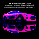 2026 Hot Wheels Walmart Exclusive Neon Speeders 2017 Nissan GT-R R35 rosado neón NS6