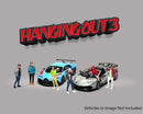 2025 American Diorama MiJo Exclusives 1:64 Limited Edition Hanging Out 3 Figuras Diorama Entusiastas del Automovilismo