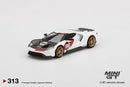 2022 Mini GT MiJo Exclusives 1:64 Limited Edition 1/3000 Ford GT 2021 Heritage Edition blanco Llantas de Goma